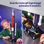 LEGO Technic 42221 Sistema di Lancio Spaziale Razzo NASA Artemis Set STEM Interattivo con 4 Astronauti
