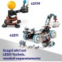 LEGO Technic 42221 Sistema di Lancio Spaziale Razzo NASA Artemis Set STEM Interattivo con 4 Astronauti