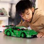 LEGO Technic 42224 Auto Porsche 911 GT3 R REXY AO Racing con Motore a 6 Cilindri Trazione Posteriore e Design da Dinosauro