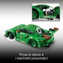 LEGO Technic 42224 Auto Porsche 911 GT3 R REXY AO Racing con Motore a 6 Cilindri Trazione Posteriore e Design da Dinosauro