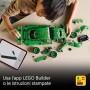 LEGO Technic 42224 Auto Porsche 911 GT3 R REXY AO Racing con Motore a 6 Cilindri Trazione Posteriore e Design da Dinosauro