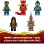 LEGO NINJAGO 71856 Auto Mutaforma di Jay 2in1 con 5 Minifigure Ninja tra cui Kai e Nya oltre a Shuriken e Spade