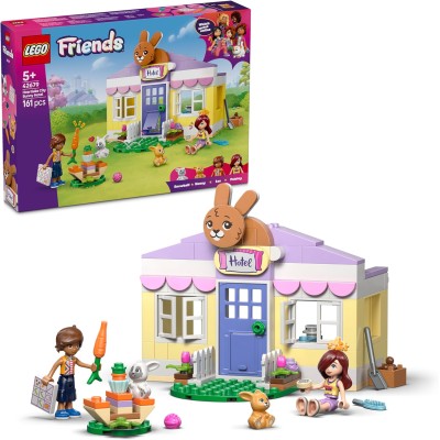 LEGO Friends 42679 Hotel dei Conigli di Heartlake City Casa con 2 Mini Bamboline 2 Coniglietti e Accessori per gli Animali