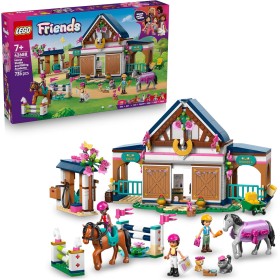 LEGO Friends 42688 Scuderia e Accademia di Equitazione con 3 Mini Bamboline 2 Cavalli e Accessori per la Toelettatura