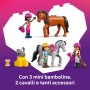 LEGO Friends 42688 Scuderia e Accademia di Equitazione con 3 Mini Bamboline 2 Cavalli e Accessori per la Toelettatura