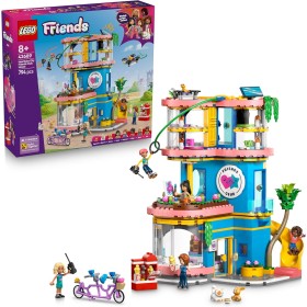 LEGO Friends 42689 Casa dell'Amicizia di Heartlake City con 5 Mini Bamboline 3 Animali tra cui un Gatto e Accessori