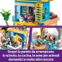 LEGO Friends 42689 Casa dell'Amicizia di Heartlake City con 5 Mini Bamboline 3 Animali tra cui un Gatto e Accessori