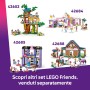LEGO Friends 42689 Casa dell'Amicizia di Heartlake City con 5 Mini Bamboline 3 Animali tra cui un Gatto e Accessori