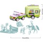 LEGO Friends 42695 Rimorchio per Cavallo e Puledro con Accessori per la Cura degli Animali Auto con Carrello e 2 Mini Bamboline