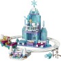 LEGO Disney Frozen 43281 Castello di Ghiaccio di Elsa e Avventura sulla Neve con Anna Elsa e Olaf Binari e Carrelli da Neve