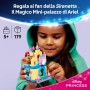 LEGO Disney Princess 43285 Il Magico Mini-Palazzo di Ariel Castello della Sirenetta con Micro-Bambolina e Sebastian e Flounder