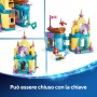 LEGO Disney Princess 43285 Il Magico Mini-Palazzo di Ariel Castello della Sirenetta con Micro-Bambolina e Sebastian e Flounder