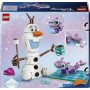 LEGO Disney Frozen 43287 Il Divertente Picnic di Olaf e Bruni Pupazzo di Neve con Coperta da Picnic e Accessori