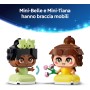 LEGO Disney Princess 43291 Mini-Belle e Mini-Tiana con Castello con 2 Mini Bamboline e Accessori