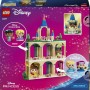 LEGO Disney Princess 43291 Mini-Belle e Mini-Tiana con Castello con 2 Mini Bamboline e Accessori