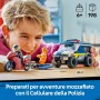 LEGO City 60479 Cellulare della Polizia con Camion con Porta della Cella Rimovibile Moto e 3 Minifigure