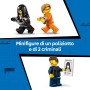 LEGO City 60479 Cellulare della Polizia con Camion con Porta della Cella Rimovibile Moto e 3 Minifigure