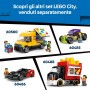 LEGO City 60479 Cellulare della Polizia con Camion con Porta della Cella Rimovibile Moto e 3 Minifigure