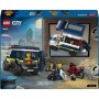 LEGO City 60479 Cellulare della Polizia con Camion con Porta della Cella Rimovibile Moto e 3 Minifigure