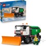 LEGO City 60490 Spazzaneve Modello di Camion con Minifigure Attrezzi e Funzione Spargisale