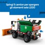 LEGO City 60490 Spazzaneve Modello di Camion con Minifigure Attrezzi e Funzione Spargisale