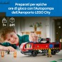 LEGO City 60499 Autopompa dell’Aeroporto Veicolo di Emergenza con 4 Minifigure di Vigili del Fuoco