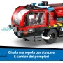 LEGO City 60499 Autopompa dell’Aeroporto Veicolo di Emergenza con 4 Minifigure di Vigili del Fuoco