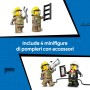 LEGO City 60499 Autopompa dell’Aeroporto Veicolo di Emergenza con 4 Minifigure di Vigili del Fuoco