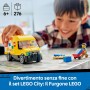 LEGO City 60500 Furgone  Veicolo di Camion per Consegne con 2 Minifigure Carrello e Accessori