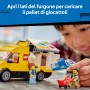 LEGO City 60500 Furgone  Veicolo di Camion per Consegne con 2 Minifigure Carrello e Accessori