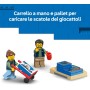 LEGO City 60500 Furgone  Veicolo di Camion per Consegne con 2 Minifigure Carrello e Accessori