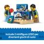LEGO City 60500 Furgone  Veicolo di Camion per Consegne con 2 Minifigure Carrello e Accessori