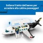 LEGO City 60502 Aeroporto con Aereo in Miniatura con Terminal Aeroplano Rimorchiatore Ponte 9 Minifigure e Accessori