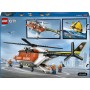 LEGO City 60503 Elicottero della Guardia Costiera Veicolo di Emergenza con Porte Scorrevoli 4 Minifigure e Squalo