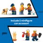 LEGO City 60504 Motoscafo di Soccorso ed Elicottero della Guardia Costiera con 5 Minifigure e un Cane