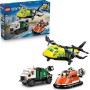 LEGO City 60505 Remix Aereo Camion di Servizio e Hovercraft 3in1 Modello Mix & Match con 3 Minifigure