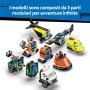 LEGO City 60505 Remix Aereo Camion di Servizio e Hovercraft 3in1 Modello Mix & Match con 3 Minifigure