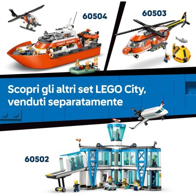 LEGO City 60505 Remix Aereo Camion di Servizio e Hovercraft 3in1 Modello Mix & Match con 3 Minifigure