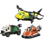 LEGO City 60505 Remix Aereo Camion di Servizio e Hovercraft 3in1 Modello Mix & Match con 3 Minifigure