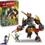 LEGO NINJAGO 71854 Mech della Missione di Cole e Drago Zane con 3 Minifigure e Spade