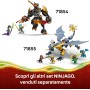 LEGO NINJAGO 71854 Mech della Missione di Cole e Drago Zane con 3 Minifigure e Spade