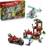LEGO NINJAGO 71857 Battaglia alla Casa sull’Albero con Moto Elicottero 6 Minifigure e Spade
