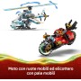LEGO NINJAGO 71857 Battaglia alla Casa sull’Albero con Moto Elicottero 6 Minifigure e Spade