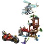 LEGO NINJAGO 71857 Battaglia alla Casa sull’Albero con Moto Elicottero 6 Minifigure e Spade