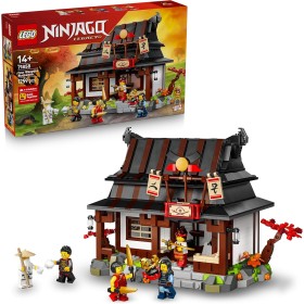 LEGO NINJAGO 71858 La Bottega delle Quattro Armi 15° Anniversario Casa Ninja con Minifigure e Carte Collezionabili
