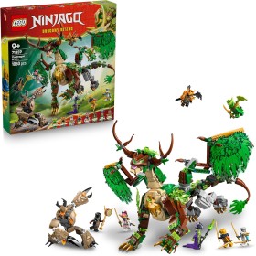 LEGO NINJAGO 71859 Drago della Vita con Action Figure di Drago Mini Monster Mech 8 Minifigure e Spade