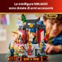 LEGO NINJAGO 71866 Display Personaggi Ninja 15° Anniversario con Porta del Monastero 8 Minifigure da Collezione e Spade