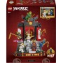 LEGO NINJAGO 71866 Display Personaggi Ninja 15° Anniversario con Porta del Monastero 8 Minifigure da Collezione e Spade