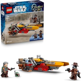 LEGO Star Wars 75437 Speeder di Cobb Vanth con Cobb Vanth e Cad Bane Blaster e Jetpack