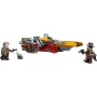 LEGO Star Wars 75437 Speeder di Cobb Vanth con Cobb Vanth e Cad Bane Blaster e Jetpack